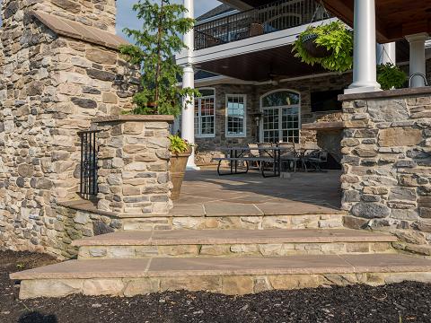 Old World Flagstone - Artisan Treads Autumn Brown